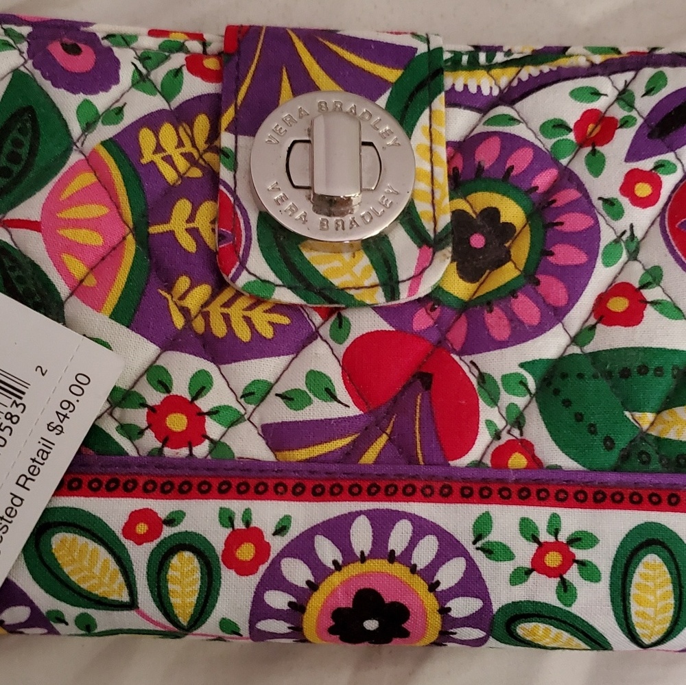 Vera Bradley Kiss lock wallet